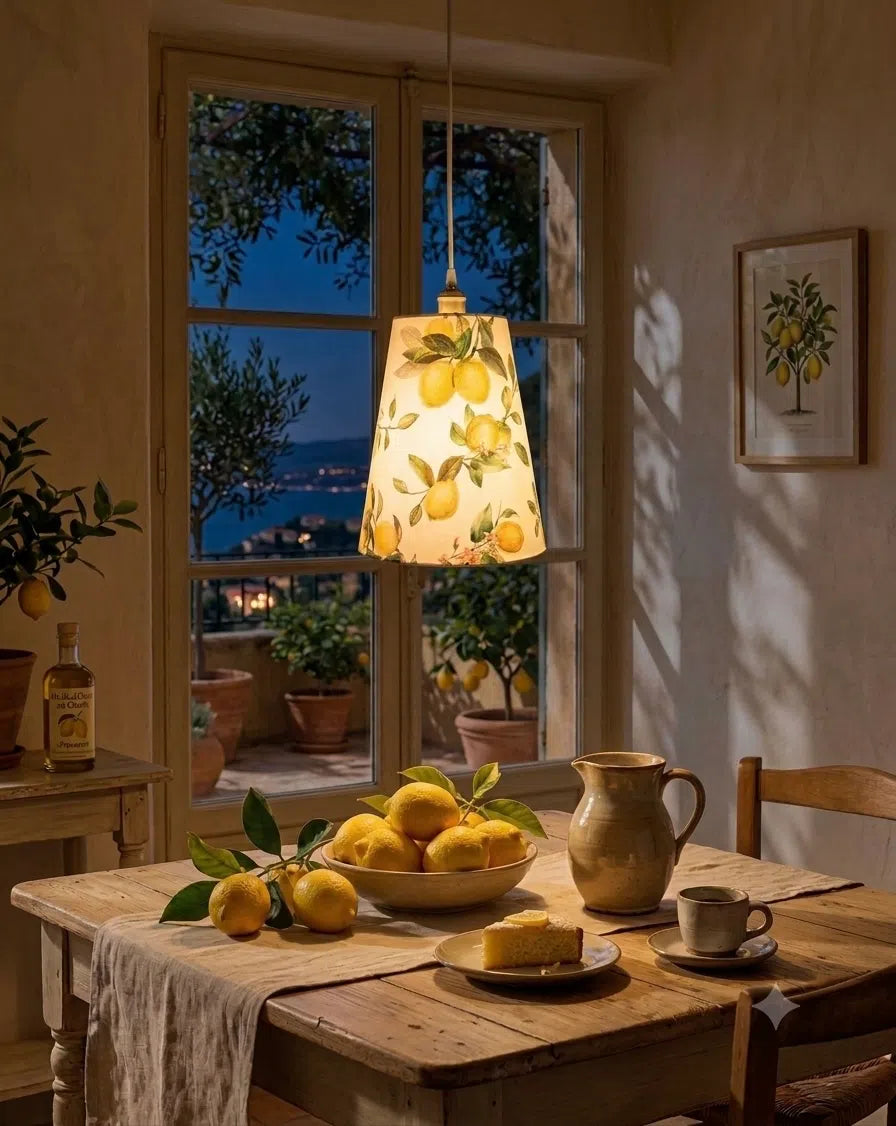 Abat-jour conique suspension Dolce Vita citron – C’est pas Versailles ici !