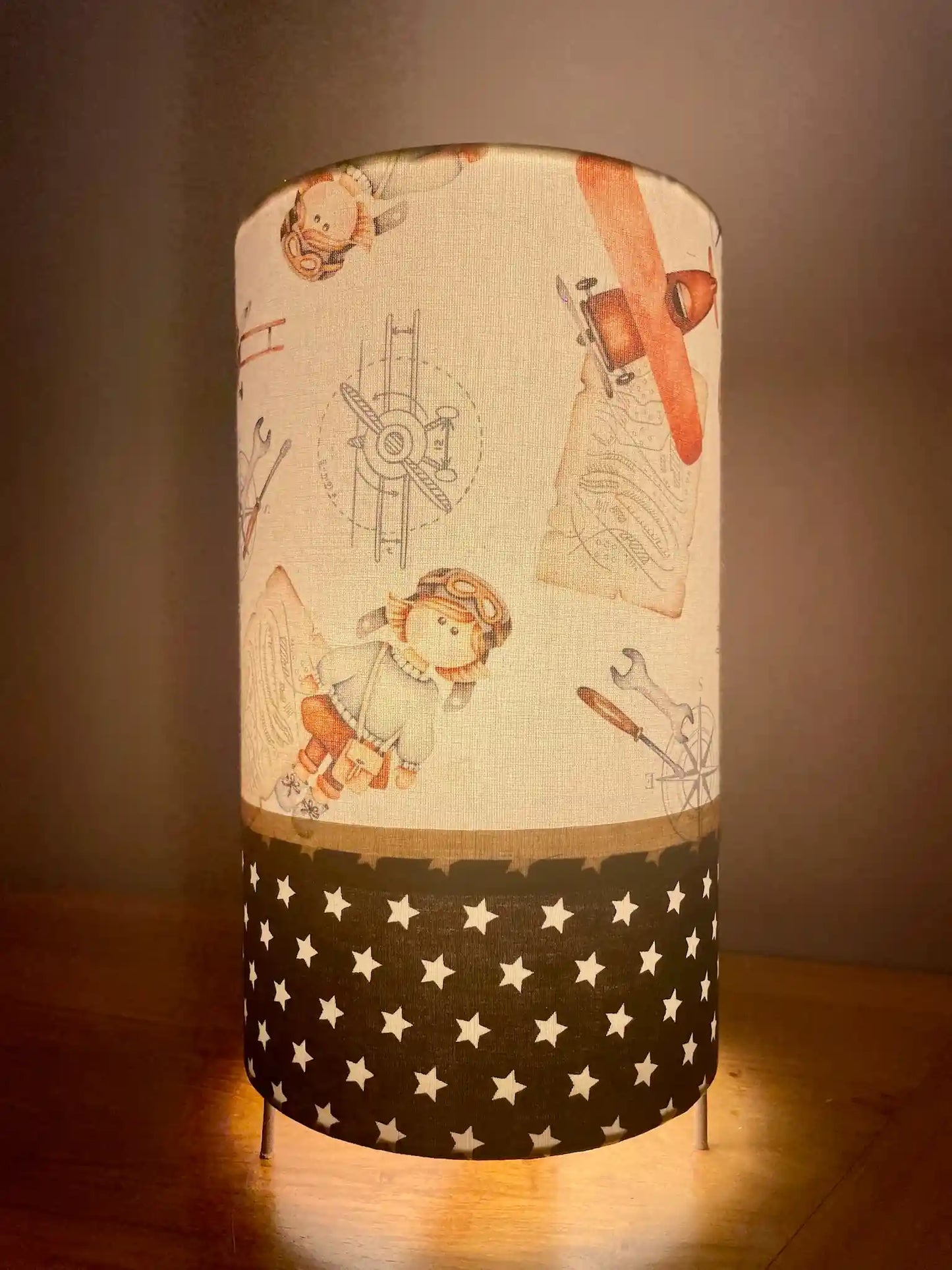 Lampe à poser « Petit pilote dans les étoiles! »