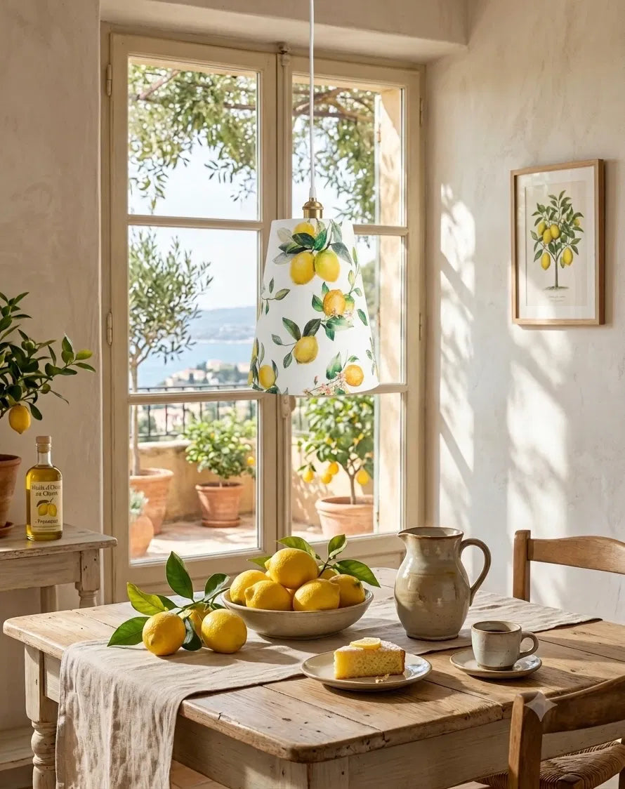 Abat-jour conique suspension Dolce Vita citron – C’est pas Versailles ici !