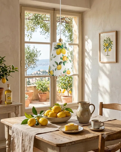 Abat-jour conique suspension Dolce Vita citron – C’est pas Versailles ici !